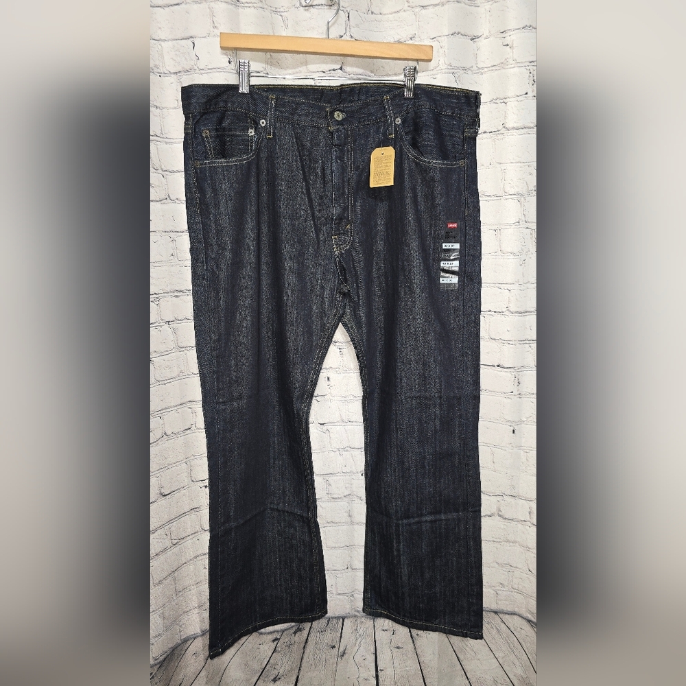 Levi's Men's Dark Blue 527‎ Slim Bootcut Jeans Size 40x30